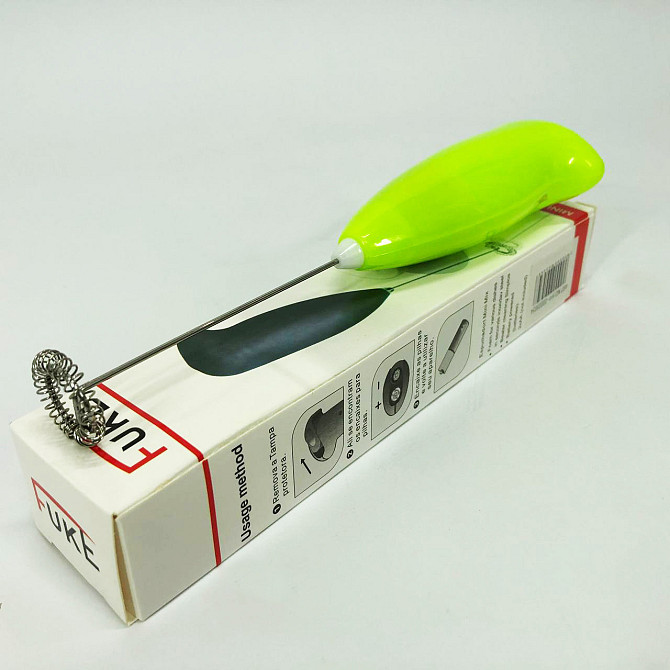 Миксер для капучино FUKE Mini Creame, Капучинатор вспениватель яиц, HU-883 Капучинатор ручной Киев - изображение 3