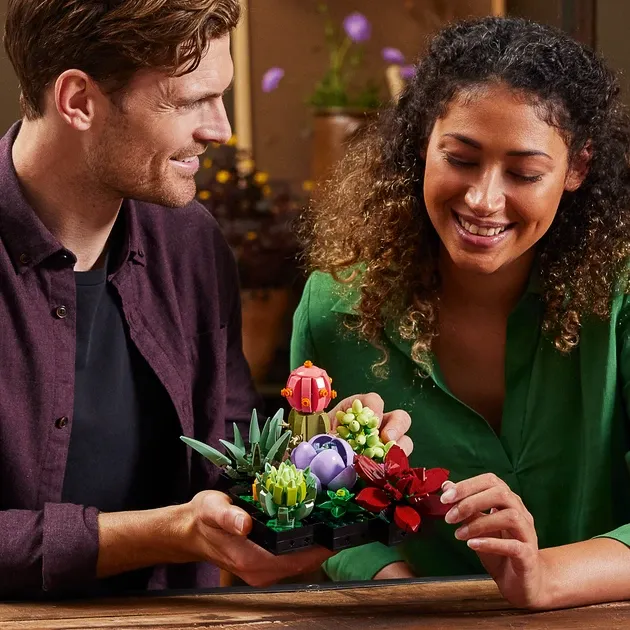 Конструктор Botanicals Суккуленты (10309), 771 деталей совместимый с lego лего Запорожье - изображение 5