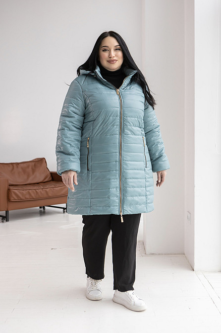 Женская демисезонная удлиненая куртка курточка больших размеров. 54-78р Киев - изображение 8