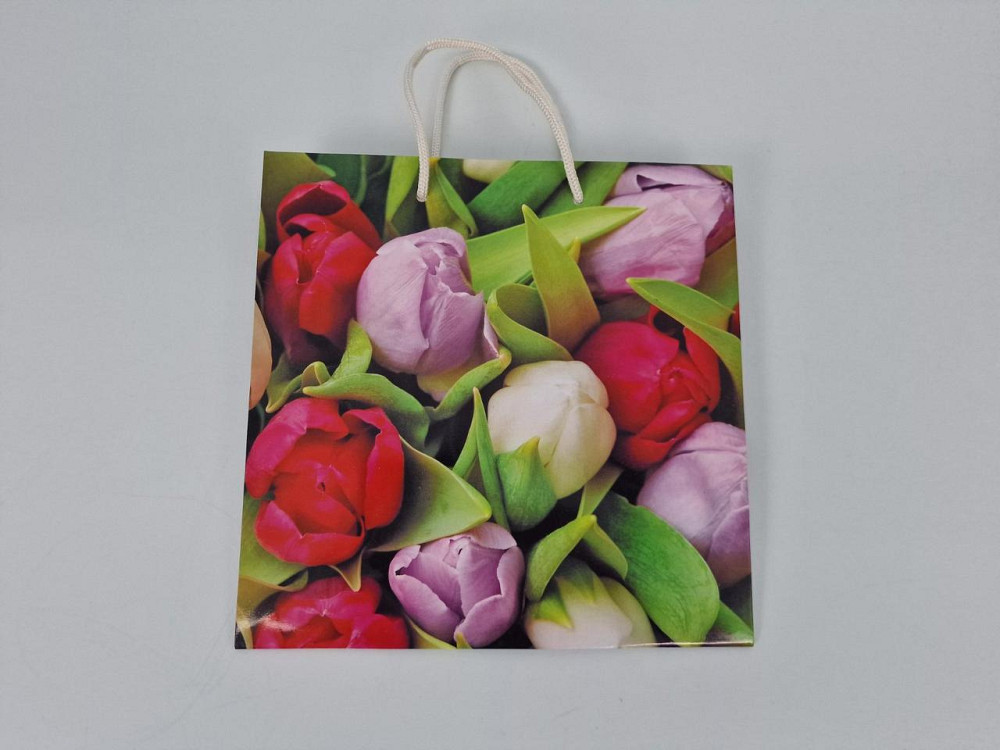 Пакет бумажный подарочный квадратный 23*24*10(артKV-053) (12 шт) Харьков - изображение 2