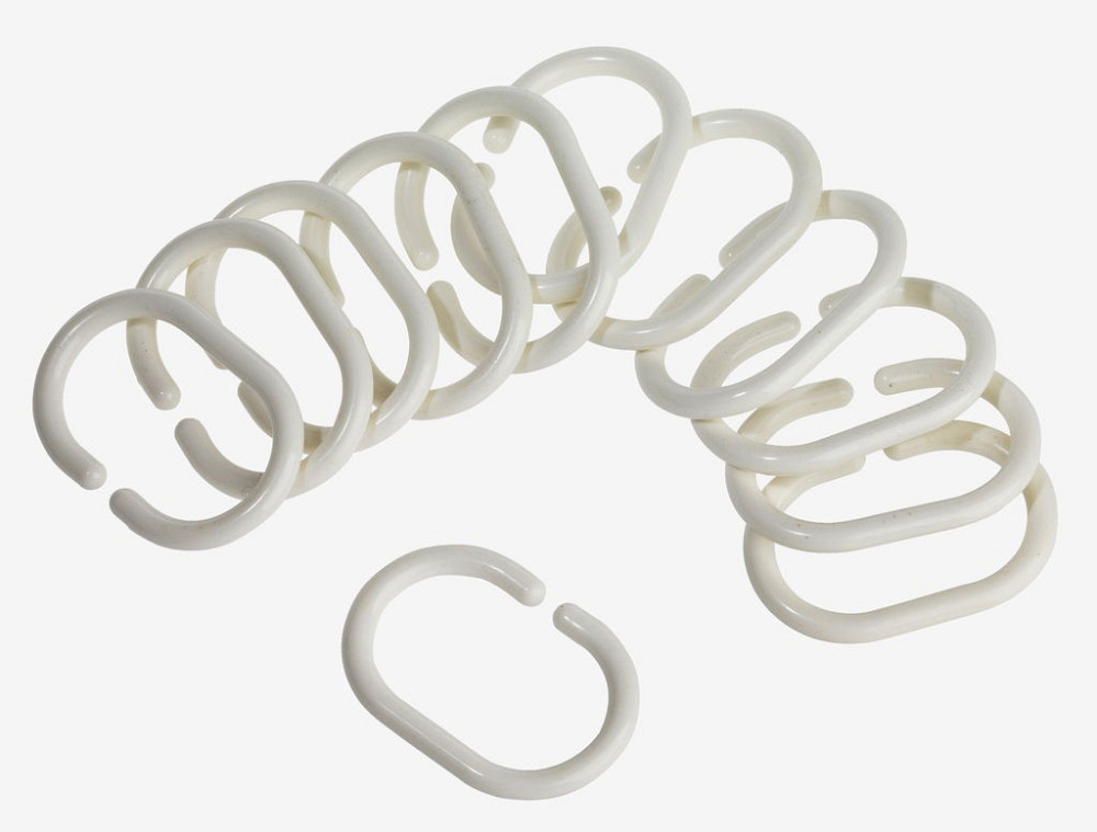 Шторка для ванної та душу 180x180 см водонепроникна, штора для душової з пластиковими гачками, прозора Кам'янець-Подільський - фото 2