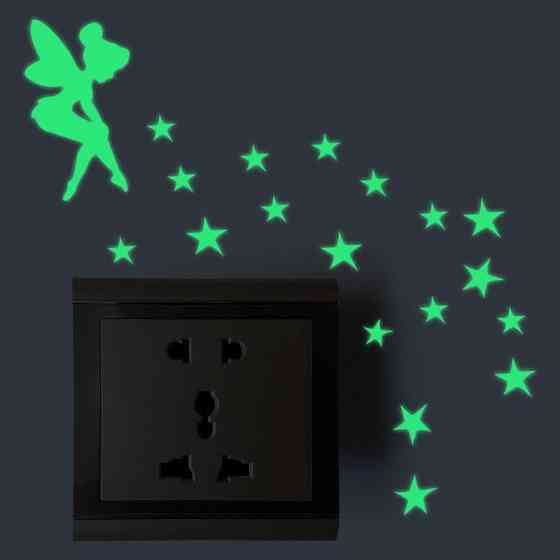 Вінілова наклейка на стіну "Фея" - розмір 7,5*7,5 см Київ