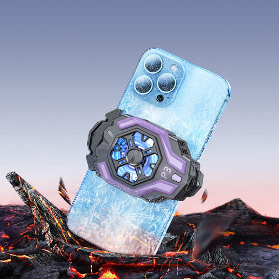 Мобильный кулер HOCO GM26 Ambitious cooling mobile phone fan Black Киев