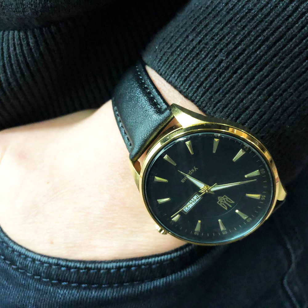 Чоловічі наручні годинники класика SKMEI 5702/2075GDBK, Оригінальні чоловічі годинники LE-28 Львів - фото 1