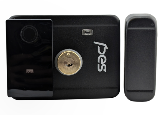 PES Gate 2 чорний електромоторний замок для каліток Київ