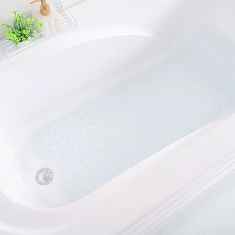 Коврик для ванной комнаты и душа атискользящий,для тела массажный силиконовый с присосками,прозрачный,40х100см Каменец-Подольский - изображение 2