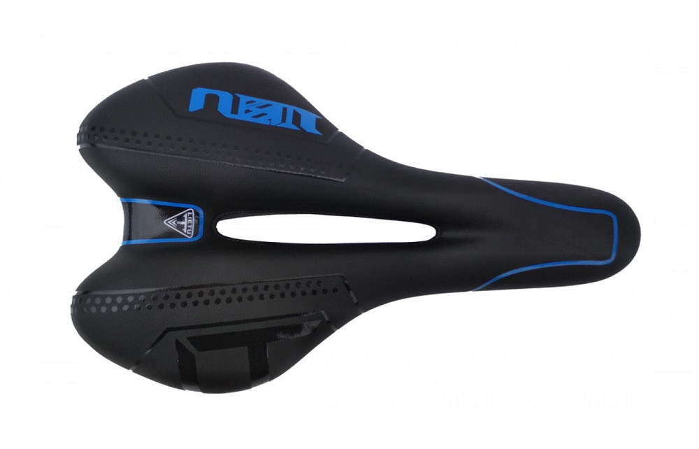 Сідло для велосипеда Feel Fit ZD-007-1 чорно-синій Бровари - фото 1