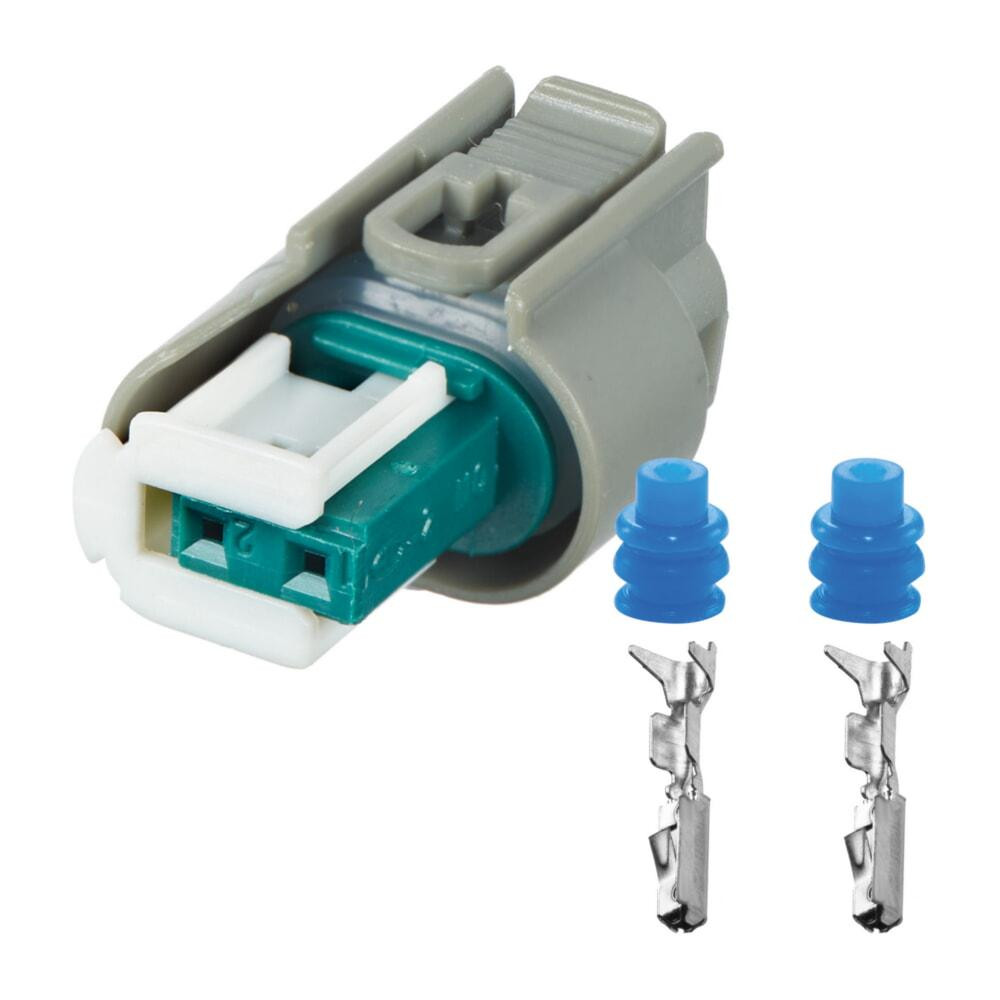 Роз'єм конектор 2-кон., Датчик Температури, Подсветка, 9-967644-1, TE Германия, Британия, BMW, Land Rover, Mercedes-Benz, Mini Київ - фото 1