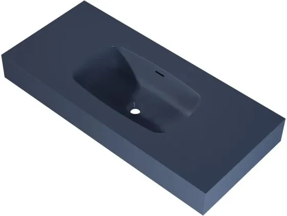 Раковина  Elita Dimple 100Cm Marmur Navy Blue Matt 168865 Киев