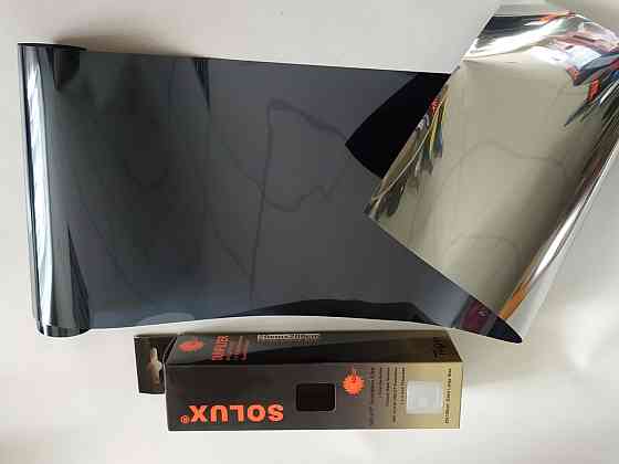 Пленка на лобовое стекло SOLUX Black/Silver 300см Винница