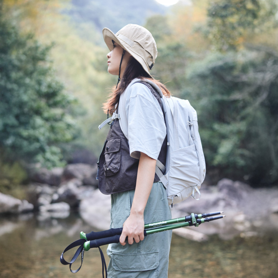 Трекінгова телескопічна палиця Naturehike CNK2550DS010 Sunlit Terk Base, 60-135 см, чорна Киев - изображение 5