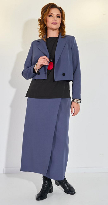 Костюм-трійка зі спідницею (52) Київ - фото 8