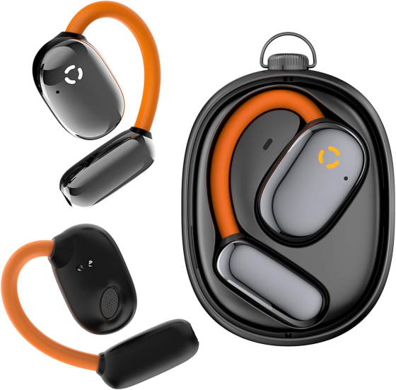 Бездротові навушники True Open Earbuds, Bluetooth 5.4, Open Ear, DNC, IPX4, 28 год автономності, відкритого типу Київ