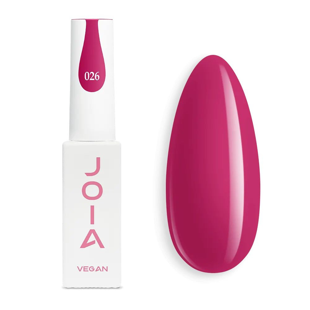 Гель-лак для ногтей розовый 026 эмаль JOIA vegan 6 мл Киев - изображение 6