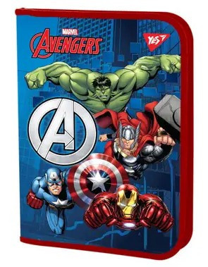 Папка для зошитів на блискавці "Yes " пласт В5 491940 "Marvel.Avengers", шт Київ - фото 1