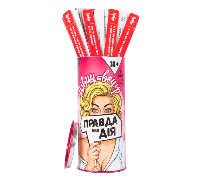 Гра для компанії Правда або Дія "Дівич-Вечір" Fun Games (UKR) Sex Aura Київ - фото 1