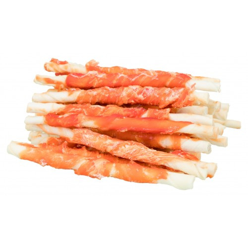 Лакомство Trixie Denta Fun Chicken Chewing Rolls для собак Палочка для чистки зубов с курицей 12 см 240 г 30 шт Киев - изображение 4