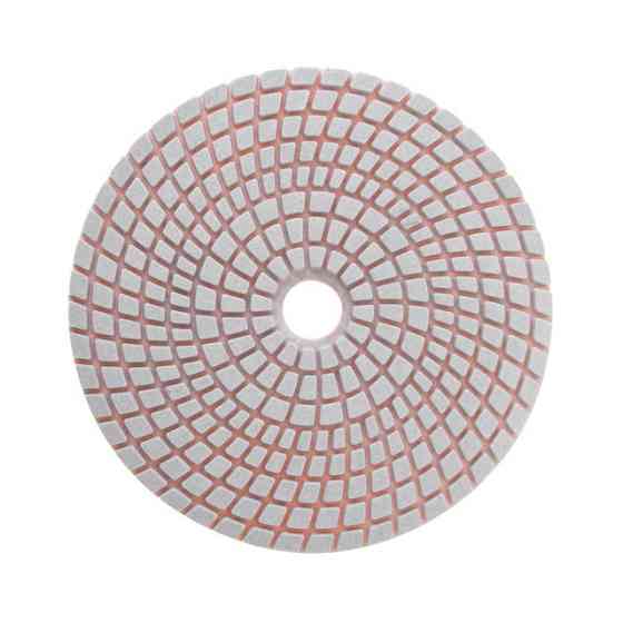 Окружность алмазная шлифовальная, гибкая на липучке 125 мм P150. INTERTOOL BT-0929 Киев