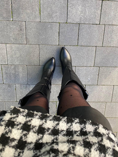 Чоботи жіночі EDAN K/B чорні (зима євро-хутро, шкіра натуральна) (6133) Коломия - фото 9