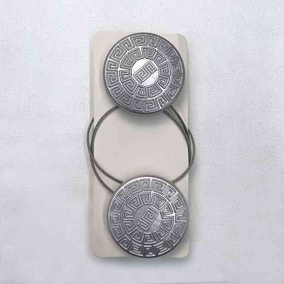 Магниты для штор и гардин Родос набор 2 шт Серебристый (81-125) Киев