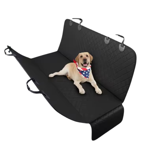 Чехол-гамак на заднее автомобильное сиденье для перевозки домашних животных,накидка в авто в авто черный Каменец-Подольский