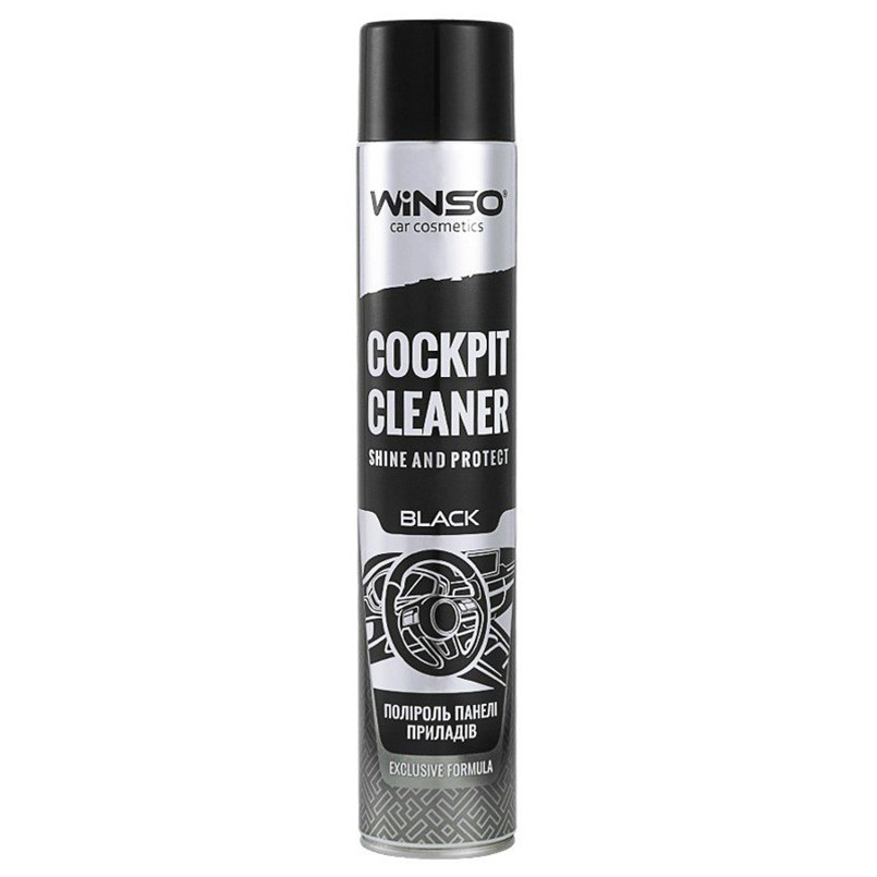 Полироль для приборной панели Winso Exclusive Cockpit Cleaner Black, 750мл Львов - изображение 1