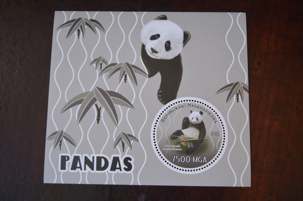 Мадагаскар. Фауна. Личности. Блок. (А-35) Полтава - изображение 1