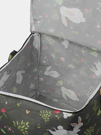 Мешок для белья в ванную комнату, спальню или детскую, корзина для вещей с принтом Зайки 50х47х36 Каменец-Подольский