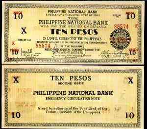 Філіппіни / Pilipinas 10 песо 1941 UNC Полтава