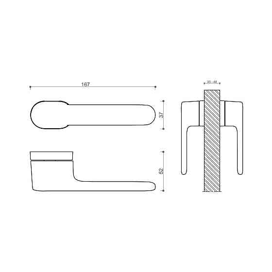 Ручка SYSTEM AKIK Черный Киев