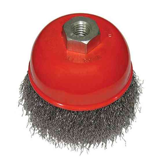 Щітка чашкова 150 мм, для КШМ, М14 (кручений дріт) Мукачево