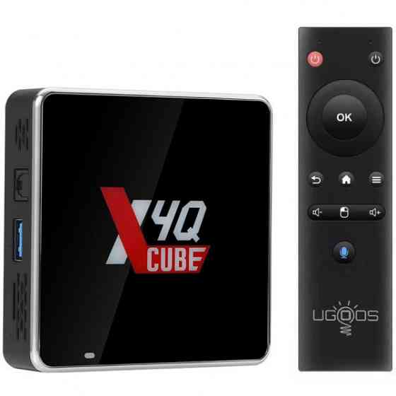 TV Медіаплеєр Ugoos X4Q CUBE 2/16Gb/Amlogic S905X4/Android 11/WiFi 2.4G+5G/BT 5.1/Miracast/BT GyroRC (X4Q Київ