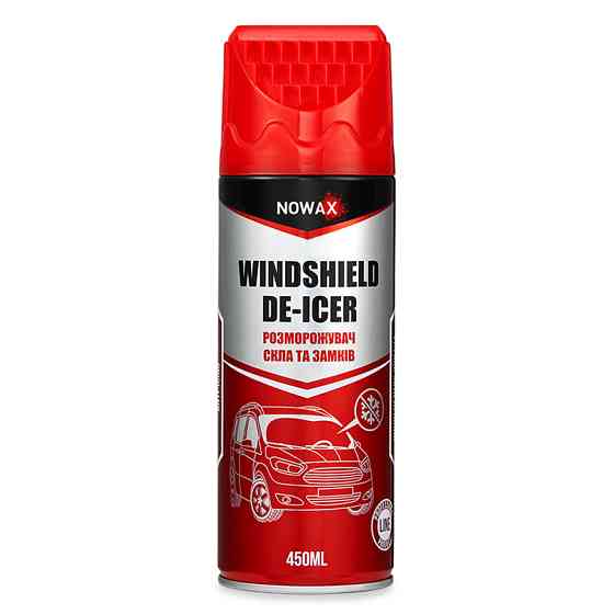 Розморожувач скла Nowax Windshield De-Icer 450мл Львів
