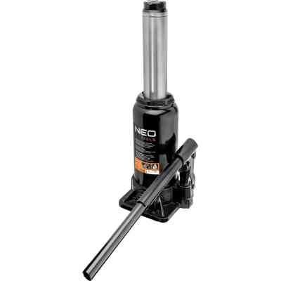 Домкрат Neo Tools гидравлический бутылочный 3т, 195-370мм (10-451) Винница