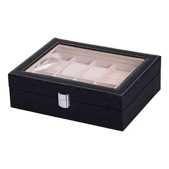 Шкатулка для прикрас з еко-шкіри з дзеркалом Київ