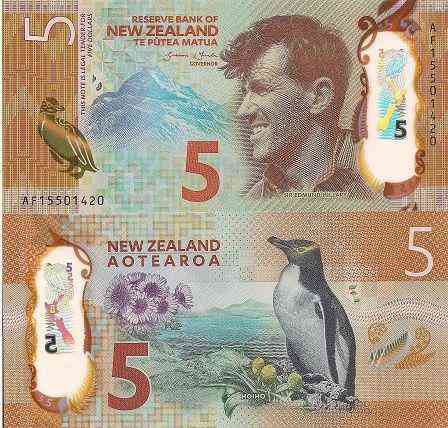 Нова Зеландія / New Zealand 5 Dollars (2015) Pick NEW UNC Полтава