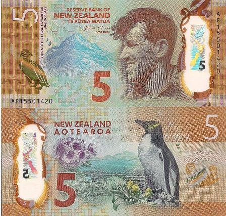 Нова Зеландія / New Zealand 5 Dollars (2015) Pick NEW UNC Полтава - фото 1
