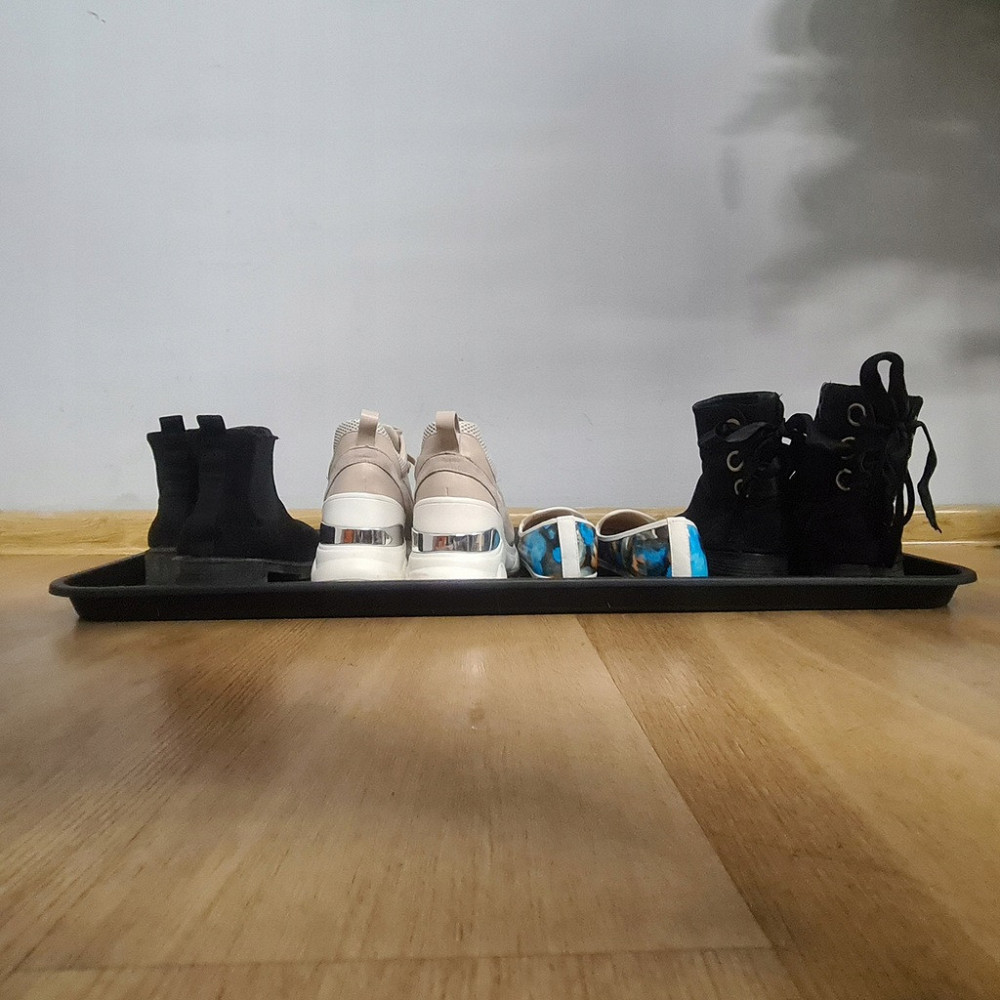 Килимок лоток для сушіння взуття до 4 пар взуття Ruhhy (19921) Чорний Нововолинськ - фото 10