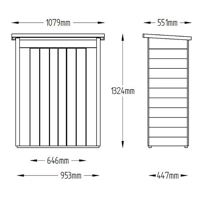 Шкаф для садового инвентаря 