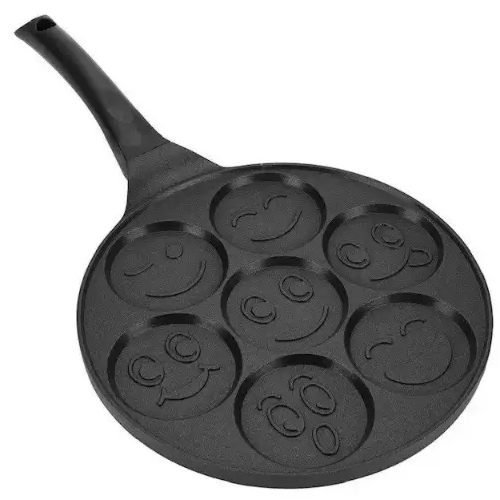 Сковорідка для оладок 26см Посмішки індукційне дно алюміній антипригарне покриття 4211 KAMILLE Житомир