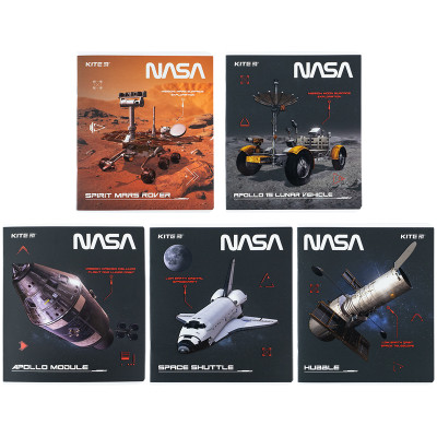 Тетрадь Kite NASA 48 листов, клетка (NS24-259) Винница - изображение 1