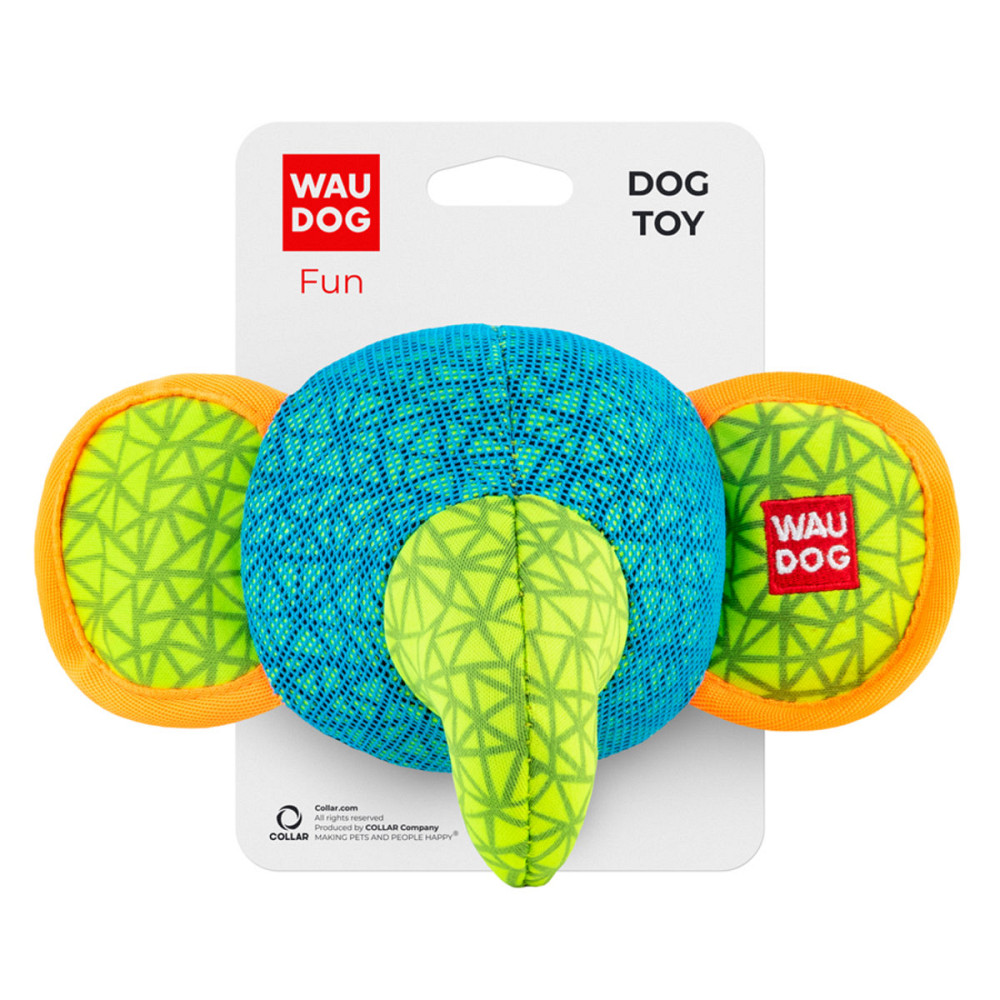 Іграшка для собак WAUDOG Fun, "Слон", Ш 20 см, Д 14 см блакитний Київ - фото 1