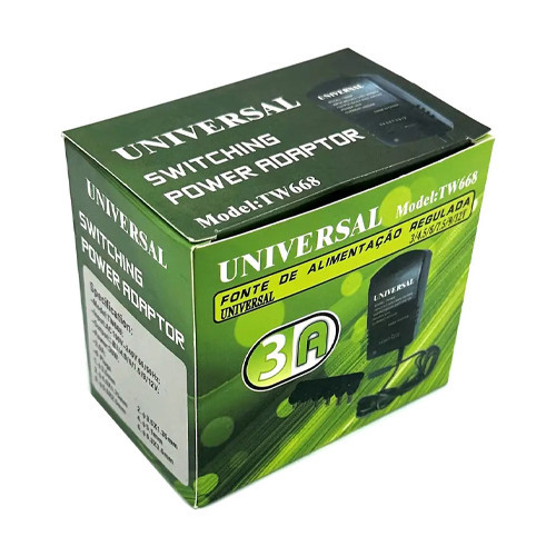 Блок живлення універсальний TW668, 3–12В, 30Вт, із 6 змінними штекерами, адаптер для зарядки Київ - фото 5