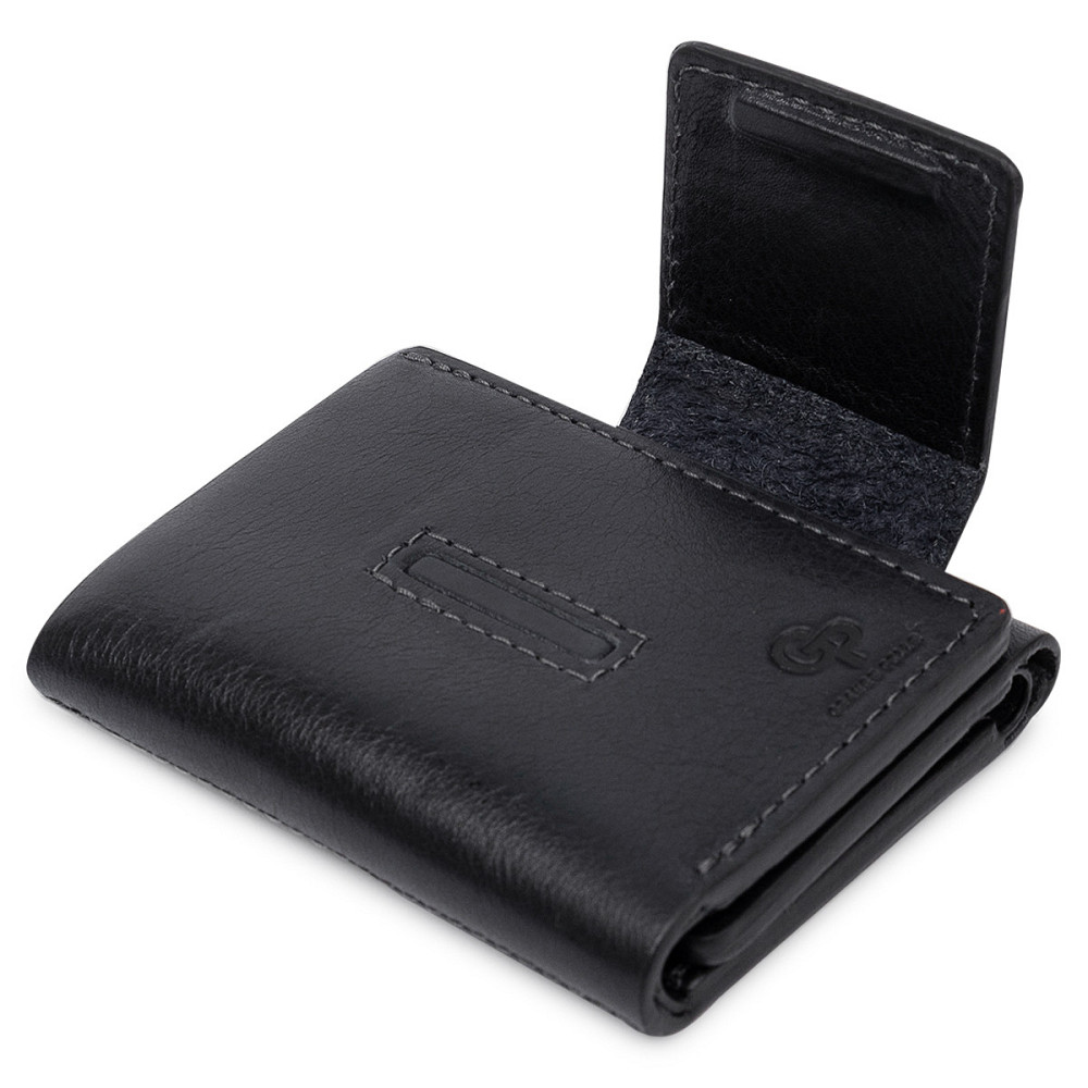 Чоловіче шкіряне портмоне GRANDE PELLE 11511 Синій Київ - фото 7