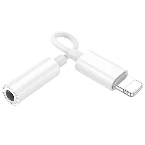 Кабель перехiдник BOROFONE BV21 Genuine iP - 3.5 digital audio converter White 6941991111143 Одеса