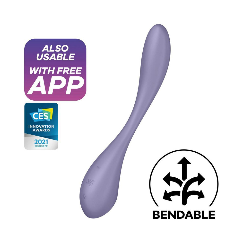 Универсальный смарт-вибратор Satisfyer G-Spot Flex 5+ Lilac Sex Aura Киев - изображение 1