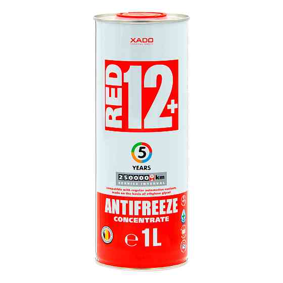 Антифриз Xado Antifreeze Red 12+ червоний концентрат 1л Львів