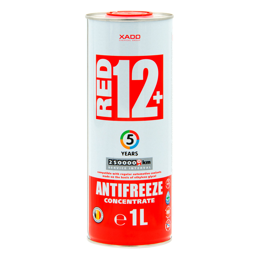Антифриз Xado Antifreeze Red 12+ червоний концентрат 1л Львів - фото 1