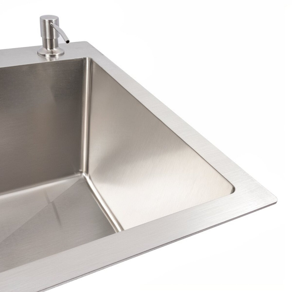 VALESO Кухонна мийка 65*45 нержавійка VALESO Handmade (3,0/1,5) Коломыя - изображение 9