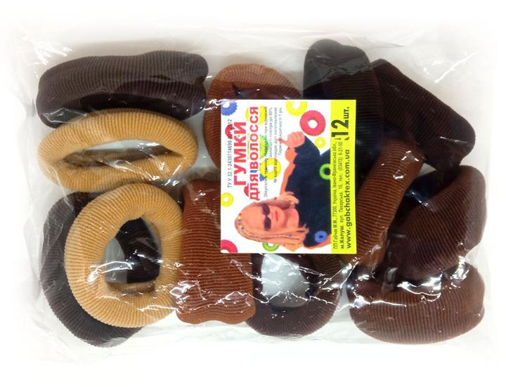 Резинки для волос большие 12 шт Киев - изображение 1